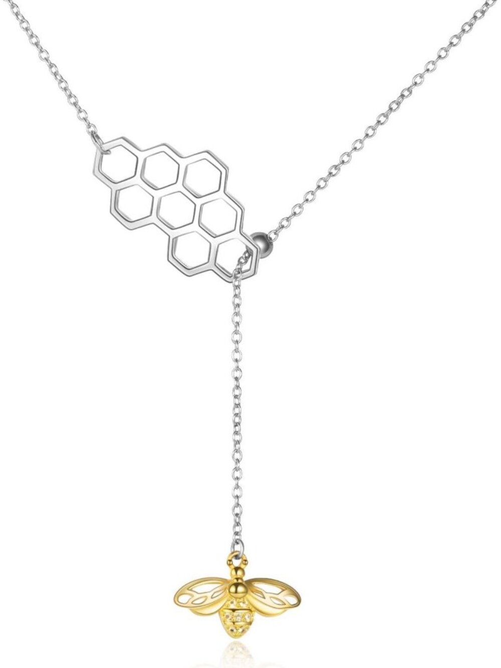 Sterling Silver Y-Necklace Pendant for Women & Teens - Unique Animal Gifts